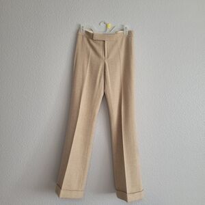 Ralph Lauren Beige Wool-Blend Pants